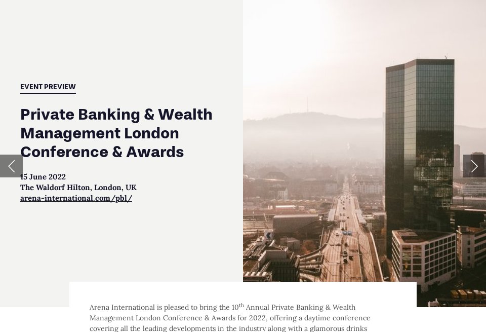 Private Banking & Wealth Management - Private Banker International ...